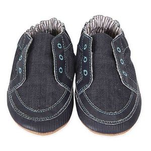 Robeez Navy Soft Sole Shoes NWOT